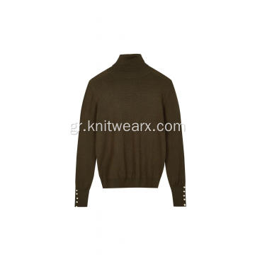 Γυναικείο Πλεκτό Slim Fit Stretchable Turtleneck Pullover